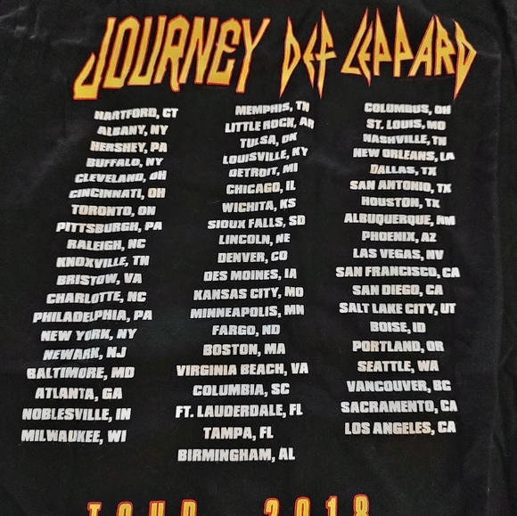 Journey/Def Leppard Concert T-shit - Picture 5 of 5